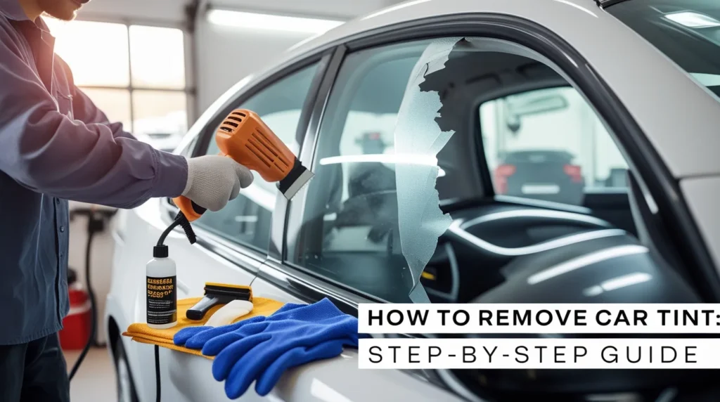 how to remove car tint​