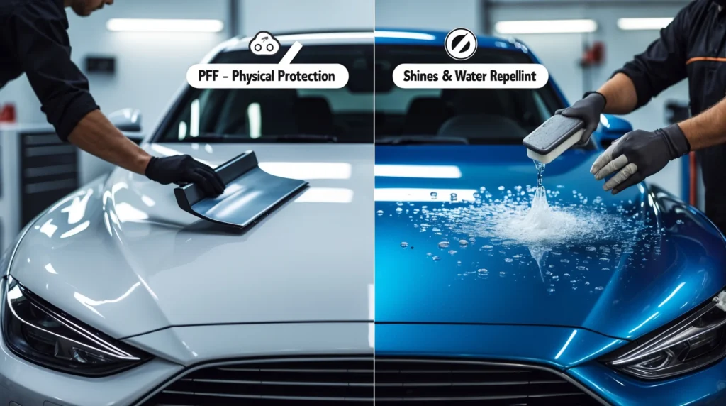 Comparing Paint Protection Film vs. Ceramic Coating