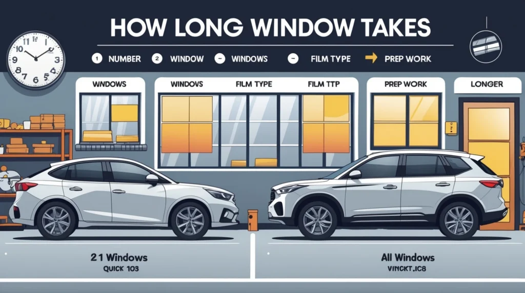 How Long Does It Take to Tint Windows: Key Factors