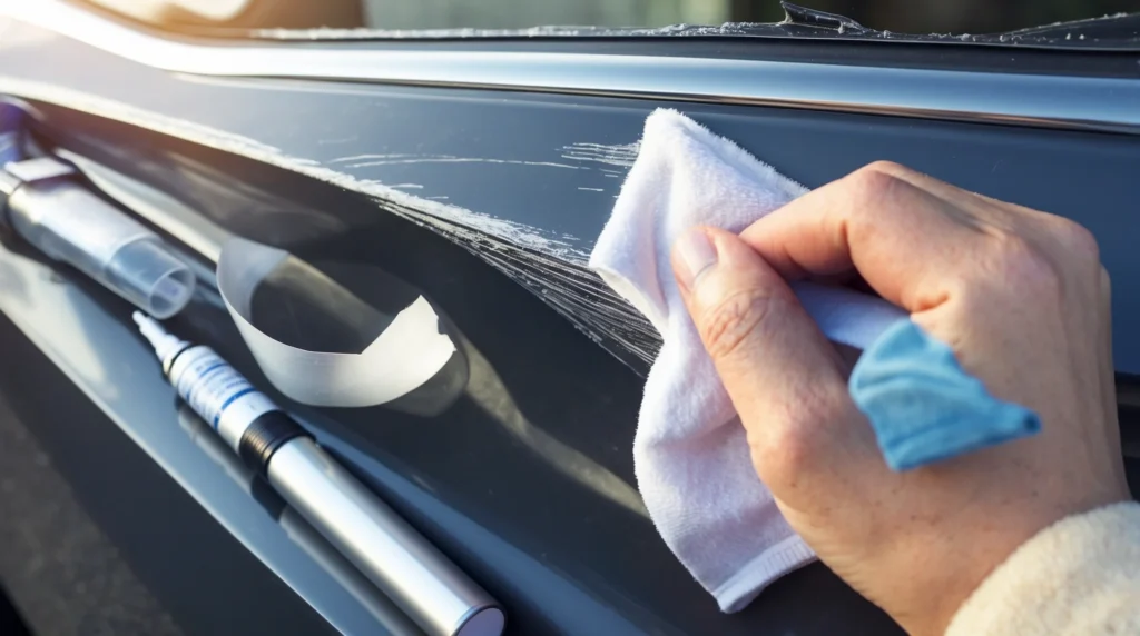 Temporary Ways to Cover a Scratch on a Car