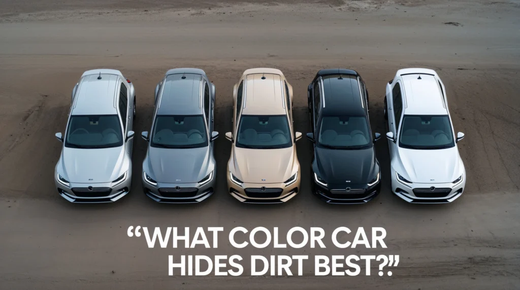What Color Car Hides Dirt Best (And Why It Matters)